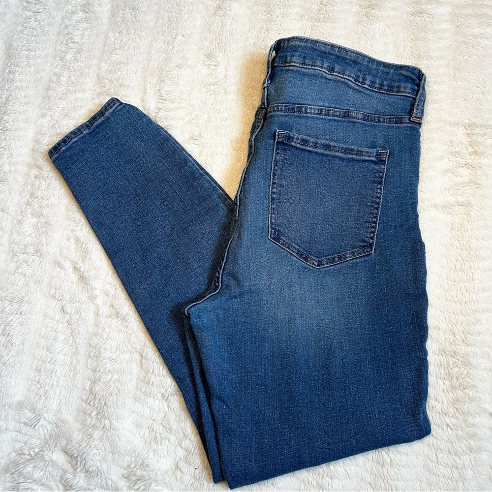 GAP High Rise Leggings Jeans Woman's Size 14/32 - Picture 10 of 14